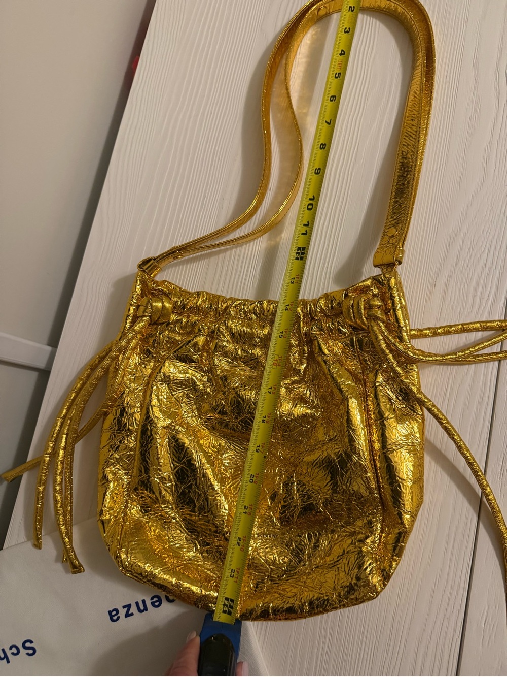 Proenza Schouler Metallic Gold Shoulder Bag - Picture 9 of 9